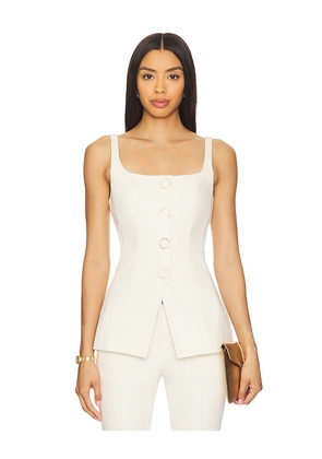 Veronica Beard Liana Top in Cream. Size 6. Also in 10.