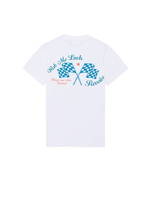 Wish Me Luck x REVOLVE First Pick T-Shirt in White. Size M. Also in S, L, XL/1X.
