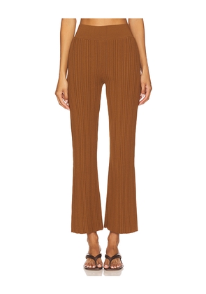 Veronica Beard Massaro Pant in Brown. Size S. Also in M, XL.