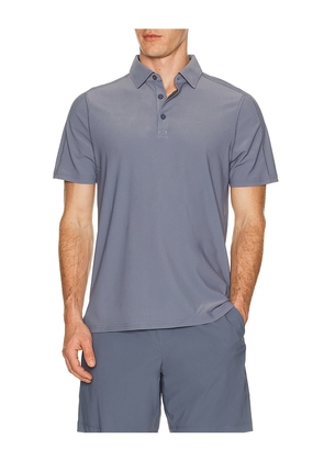 Rhone Regatta Pique Polo in Blue. Size M. Also in L, S, XL/1X, XXL/2X.