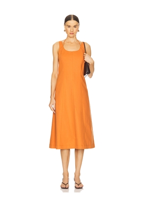 Vince Seamed Tank Dress in Orange. Size 00. Also in 0, 2, 4, 8.