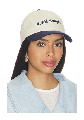 The Laundry Room Wild Caught Papa Cap in White.