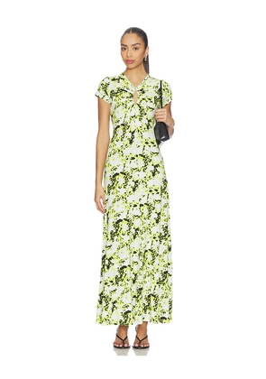 Proenza Schouler White Label Proenza Schouler Noelani Dress in Yellow,Green. Size L. Also in M, S, XS, XXS.