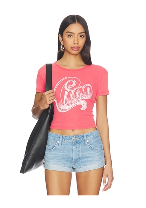 The Laundry Room Big Ciao Baby Tee in Red. Size L. Also in M, S, XL, XS.