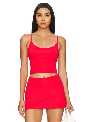 WellBeing + BeingWell Movewell Ripley Tank in Red. Size XL. Also in L.