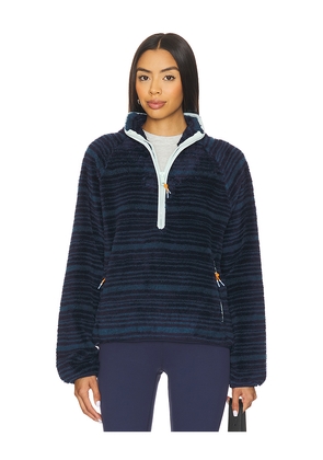 THE UPSIDE Harlow Fleece Pullover in Blue. Size XS. Also in M.