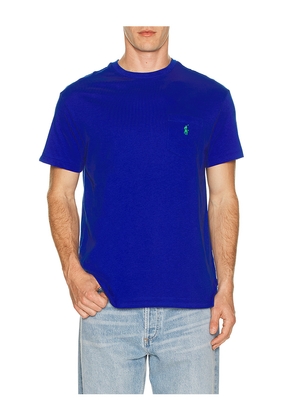 Polo Ralph Lauren Short Sleeve Crewneck Tee in Royal. Size L. Also in S, M, XL/1X, XXL/2X.