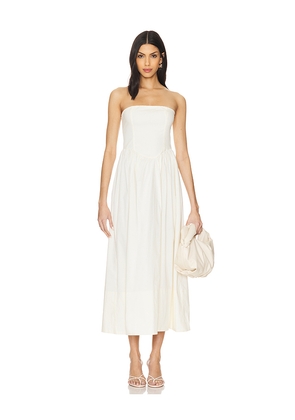 WeWoreWhat Corset Maxi Dress in Ivory. Size M. Also in XS, S, L.