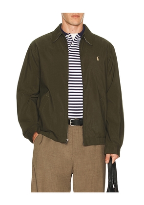 Polo Ralph Lauren Biswing Windbreaker Jacket in Olive. Size L. Also in S, M, XL/1X, XXL/2X.