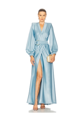 Zhivago Cala Conta Gown in Baby Blue. Size 4. Also in 6, 10.