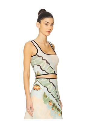 AMUR Kendra Top in Green. Size S. Also in M.