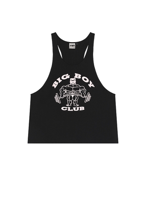 Y,IWO Big Boy Club Stringer Tank in Black. Size S. Also in L, XL/1X.