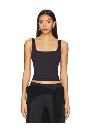 WellBeing + BeingWell LoungeWell Julian Tank in Charcoal. Size XL. Also in XXS, XS, L.