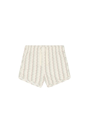 Rylee + Cru Swim Trunk in Ivory. Size 12-18M. Also in 18-24M, 2-3yr, 4-5yr.