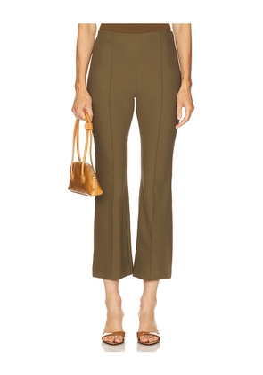 Vince Pintuck Crop Flare Pant in Sage. Size S. Also in XS.