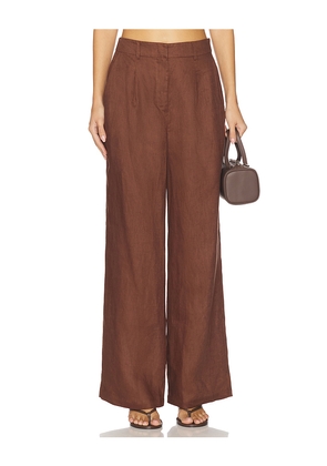 Yumi Kim Bobbi Pant in Brown. Size M. Also in XS, S, L, XL.