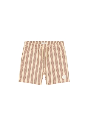 Rylee + Cru Boardshort in Brown. Size 12-18M. Also in 18-24M, 2-3yr, 4-5yr.