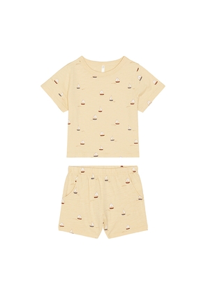 Rylee + Cru Play Set in Yellow. Size 12-18M. Also in 18-24M, 2-3yr, 4-5yr.