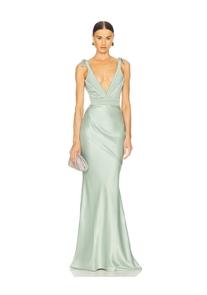Zhivago Beloved Gown in Sage. Size 12. Also in 4, 2, 8, 10.