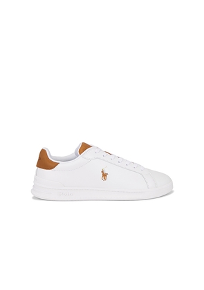 Polo Ralph Lauren Low Top Sneaker in White. Size 10. Also in 9, 13, 14.