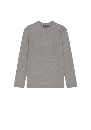 WAO The Textured Long Sleeve Tee in Grey. Size M. Also in S.