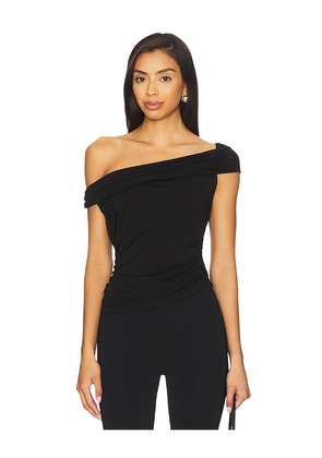Veronica Beard Delanna Top in Black. Size M. Also in L, XL.