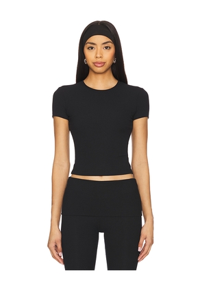 WellBeing + BeingWell Azure Tee in Black. Size S. Also in L, XL, XS.