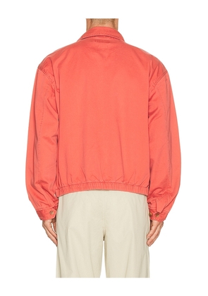 Polo Ralph Lauren Twill Ralph Script Windbreaker Jacket in Red. Size L. Also in XL/1X.