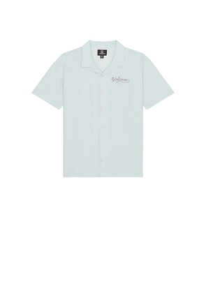 Volcom Otis Stone Camp Shirt in Baby Blue. Size S. Also in M.