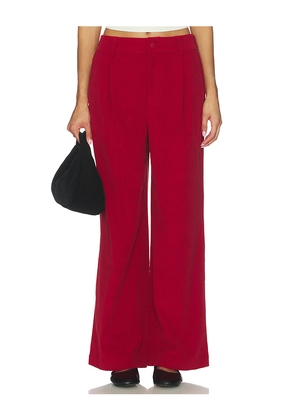 Varley Floris Wide Leg 29.5 Pant in Red. Size M. Also in S, XS, L, XL.