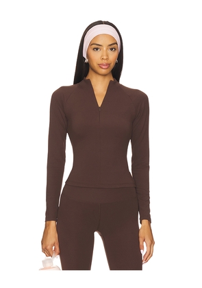 YEAR OF OURS Studio Pull Over in Brown. Size S. Also in XS, M, XL.