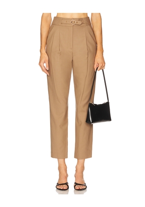 Veronica Beard Wisteria Pant in Brown. Size 4. Also in 2, 6.