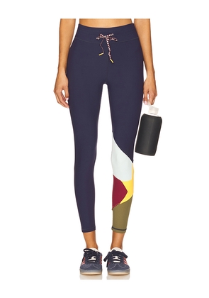 THE UPSIDE Starburst 25in Midi Pant in Navy. Size M. Also in S, L, XL.