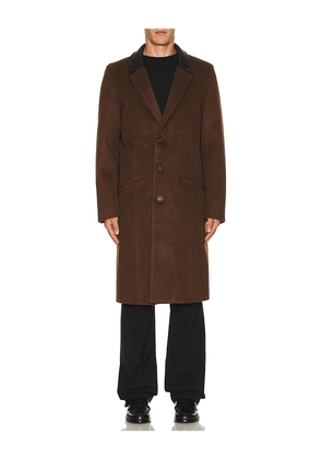 Unreal Fur Dawn Coat in Brown. Size S. Also in M, XL/1X.