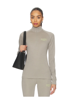 Whitespace Merino Mock Neck Top in Grey. Size M. Also in L, S, XL, XS.