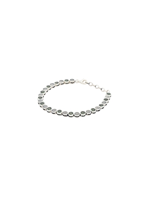 Serge de Nimes Eternal Bracelet in Metallic Silver.