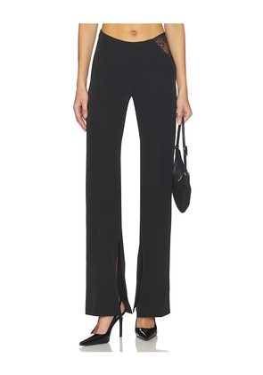 Vaillant Lace Hip Cut Out Straight Leg in Black. Size 36. Also in 34, 40, 42.