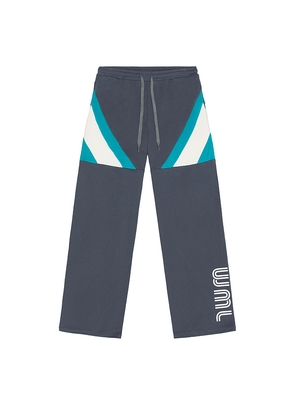 Wish Me Luck Athletic Leisure Pants in Black, Blue. Size M. Also in L, S, XL/1X.