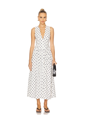 WeWoreWhat Button Front Scallop Dress in White. Size M. Also in S, L.