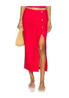 Yumi Kim Rowan Skirt in Red. Size M. Also in L, S.