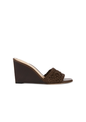 Veronica Beard Ellen Macrame Sandal in Brown. Size 6. Also in 10, 6.5, 7, 7.5, 8, 8.5, 9, 9.5.