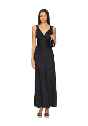 WeWoreWhat Ruched Cup Slip Maxi Dress in Black. Size 2. Also in 0.