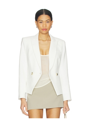 Veronica Beard Cropped Rickie Dickey Jacket in White. Size 0. Also in 00, 2, 4, 6.