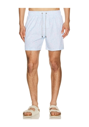 Vintage Summer 4 Way Stretch Volleys in Blue. Size L. Also in S, M, XL/1X, XXL/2X.