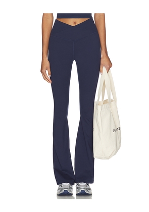 WellBeing + BeingWell FlowWell Callista Crossover Pant in Navy. Size M. Also in XXS, XS, S, L, XL.