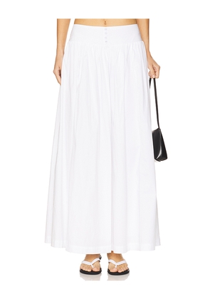 WeWoreWhat Drop Waist Maxi Skirt in White. Size M. Also in L.