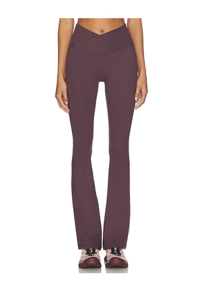 WellBeing + BeingWell FlowWell Callista Crossover Pant in Mauve. Size M. Also in XXS, XS, S, XL.
