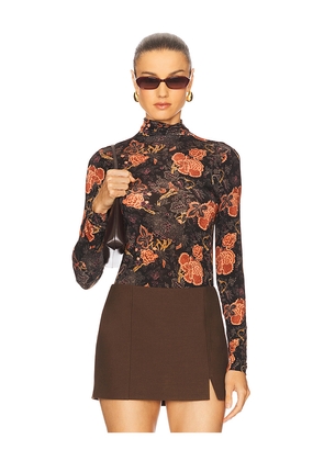 Ulla Johnson Aurelia Turtleneck Top in Green. Size XS. Also in M.