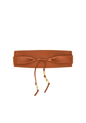 Zimmermann Foam Pebbles Wrap Belt in Rust. Size M/L. Also in S/M, XS/S.