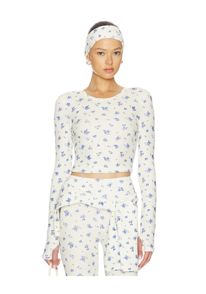 WellBeing + BeingWell Sloane Top in Cream. Size M. Also in XXS, XS, S, L, XL.